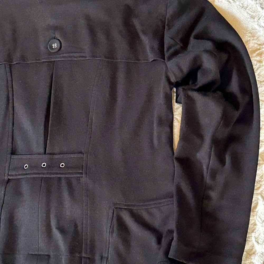 Christopher & Banks Black Zip Dress Jacket PS - Picture 14 of 15